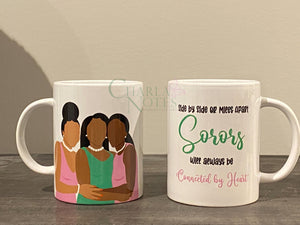 Sorors Connected By Heart Mug