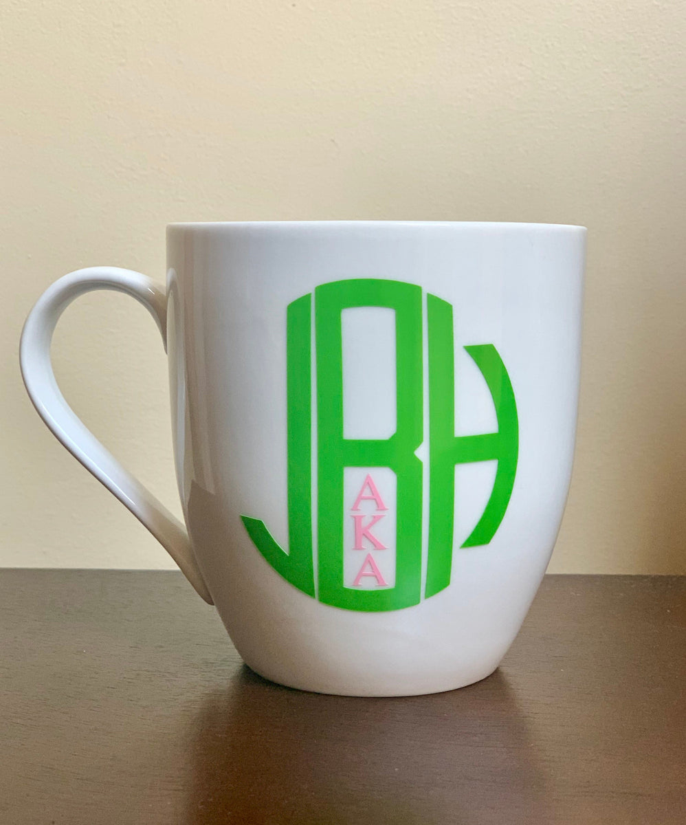 Custom Divine Nine Monogram Mug – CharlaNotes