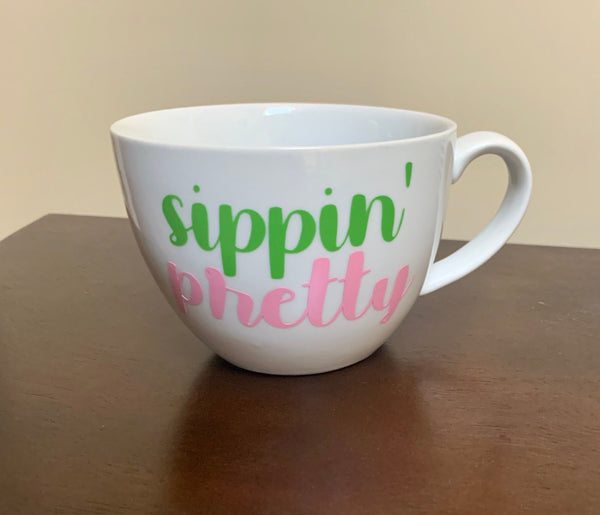 Sippin' Pretty II Personalized Coffee Mug