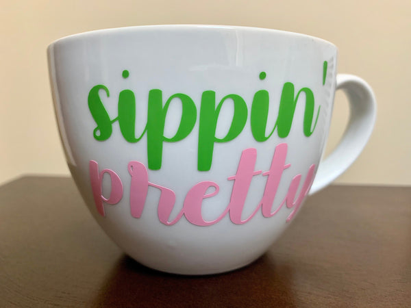 Sippin' Pretty II Personalized Coffee Mug